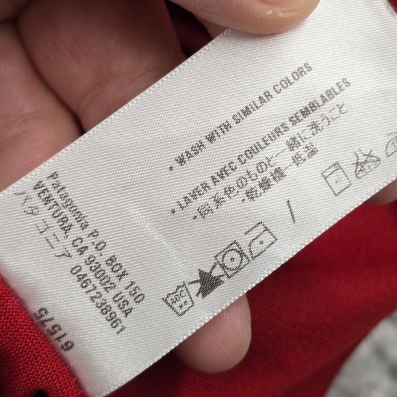 Patagonia Shirt Mens XXL Orange Capilene Baselayer Graphic Hydrocarbons Go BOOM - Picture 7 of 12